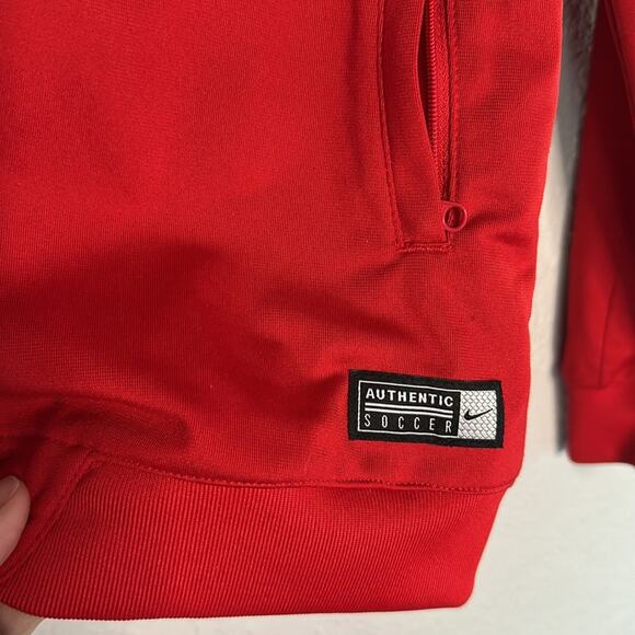 Nike Red Full Zip Jacket Snohomish United Soccer Football Washington Patch Logo - Picture 4 of 9